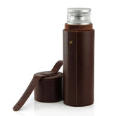 Hydrology9 Leather Carrying Case - Dark Brown - Discreet Smoker